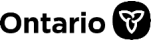 Government of Ontario Government Logo: the trillium flower